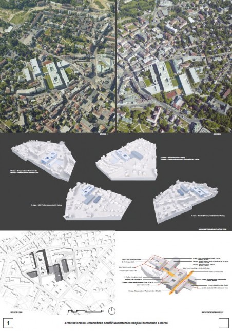 Výsledky soutěže na modernizaci Krajské nemocnice Liberec - vítěz: ateliér SIAL