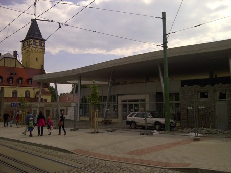 Nový vstup do ZOO, foto z průběhu stavby - autorem je člen Rady architektů R. Kousal